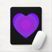 B&W Lila Hearbeating Mousepad (Mit Mouse)