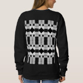 B&W Lila Hearbeating Sweatshirt (Rückseite)