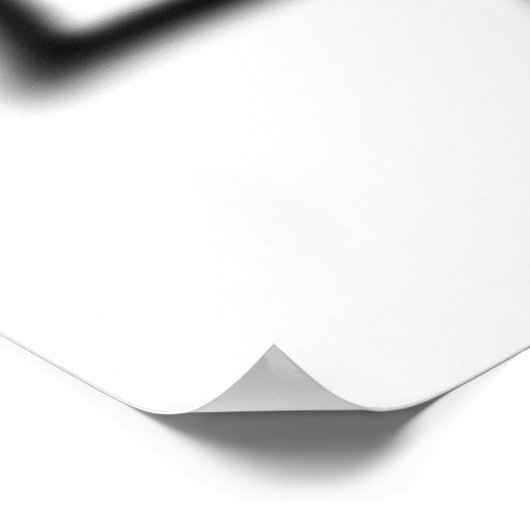 B&W Los Angeles Poster (Ecke)