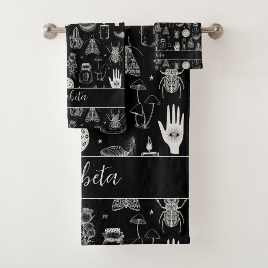 B/W Magic Bugs und Stuff Badhandtuch Set (Insitu)