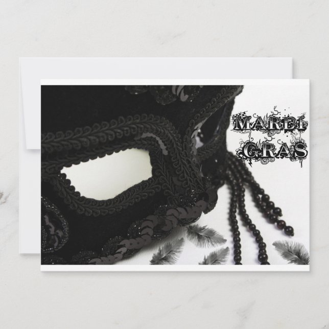 B & W Maske (Vorderseite)