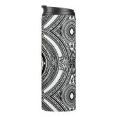 B&W Medallion Motif Thermosbecher (Nach rechts gedreht)