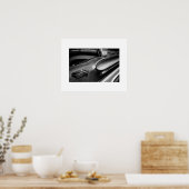 B&W Mercury Turnpike Cruiser Poster Druck (Küche)
