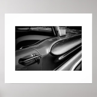 B&W Mercury Turnpike Cruiser Poster Druck