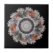 B&W mit Clown 30 x 30 Fliese (Vorderseite)