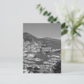 B&W Monaco Postkarte (Stehend Vorderseite)