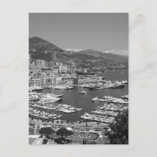 B&W Monaco Postkarte