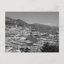 B&W Monaco Postkarte