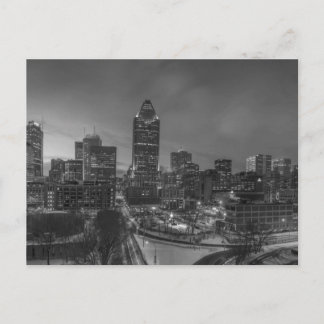 B&W Montreal Postkarte