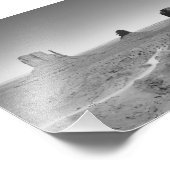 B&W Monument Valle 3 Fotodruck (Ecke)