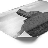 B&W Monument Valle 5 Fotodruck (Ecke)