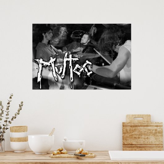 B&W Multoc Poster (Küche)