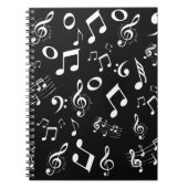B&W Musical Notizblock (Vorderseite)