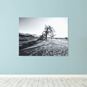 B+W Namib Wüstenbaum Leinwanddruck (Insitu (Holzboden))