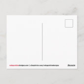 B+W Namib Wüstenbaum Postkarte (Rückseite)