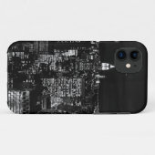 B&W New York City Case-Mate iPhone Hülle (Rückseite (Horizontal))