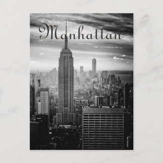B&W New York City Postkarte