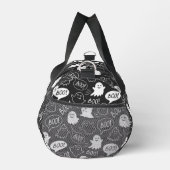 B&W Niedlich Doodle Halloween-Muster Duffle Bag (Rechts)