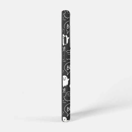 B&W Niedlich Doodle Halloween-Muster Samsung Galaxy Hülle (Rechte Seite)