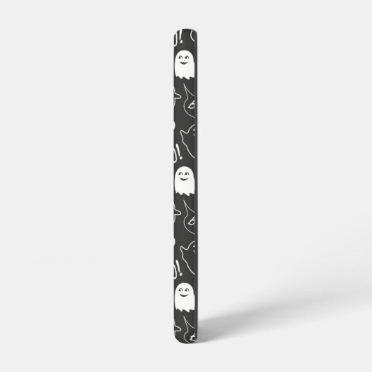 B&W Niedlich Doodle Halloween-Muster Samsung Galaxy Hülle (Linke Seite)