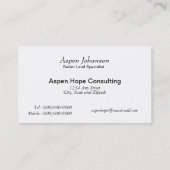 B/W Ölquelle-Pumpanlage-Visitenkarte Visitenkarte (Rückseite)