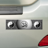 B&W OM Yin Yang Autoaufkleber (Auf Auto)