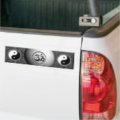 B&W OM Yin Yang Autoaufkleber (Auf Lkw)