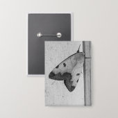 B&W - Ophiusa tirhaca, der grüne Drache Button (Vorderseite/Rückseite)