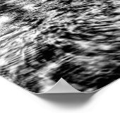 B&W pier at dawn, California Poster (Ecke)