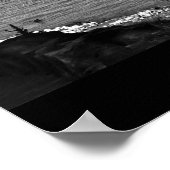 B&W Portland Waterfront Poster (Ecke)