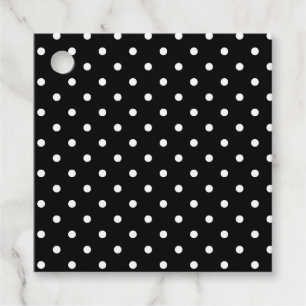 B&W Punkte Geschenkanhänger