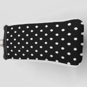 B&W Punkte Golf Headcover (Vorderseite)
