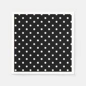 B&W Punkte Serviette (Vorderseite)