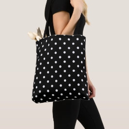 B&W Punkte Tasche