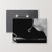 B&W - Regen fallen Button (Vorderseite/Rückseite)