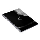 B&W - Regen fallen Notizblock (Rechte Seite)