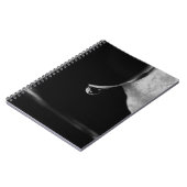 B&W - Regen fallen Notizblock (Linke Seite)