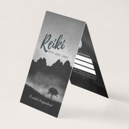 B&W Reiki Yoga Instruktor Preis Liste Ernennung Visitenkarten