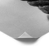 B&W Rhino Poster (Ecke)