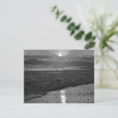 B&W Rio de Janeiro Strand Postkarte (Stehend Vorderseite)