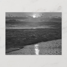 B&W Rio de Janeiro Strand Postkarte