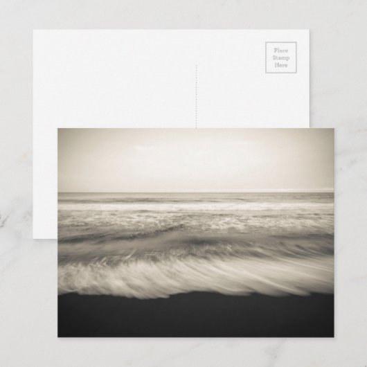 B&W Seescape, Hawaii Postkarte (Vorne/Hinten)