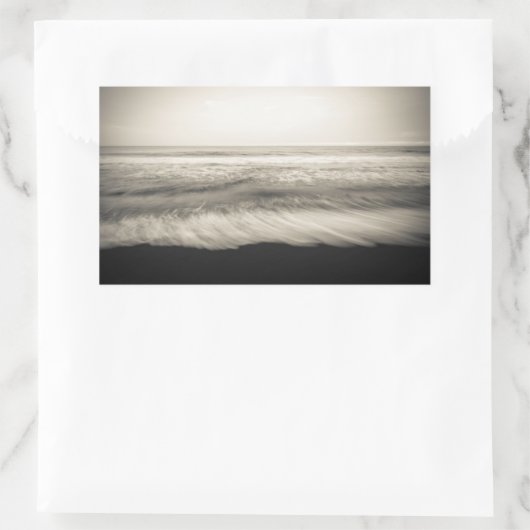 B&W Seescape, Hawaii Rechteckiger Aufkleber (Tasche)