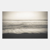 B&W Seescape, Hawaii Rechteckiger Aufkleber (Vorderseite)