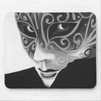 B/W silberner Flair Mousepad