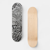 b/w skateboard (Vorderseite)