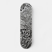 b/w skateboard (Vorderseite)
