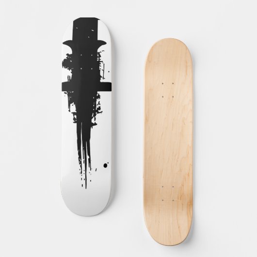 B&W SKATEBOARD (Vorderseite)