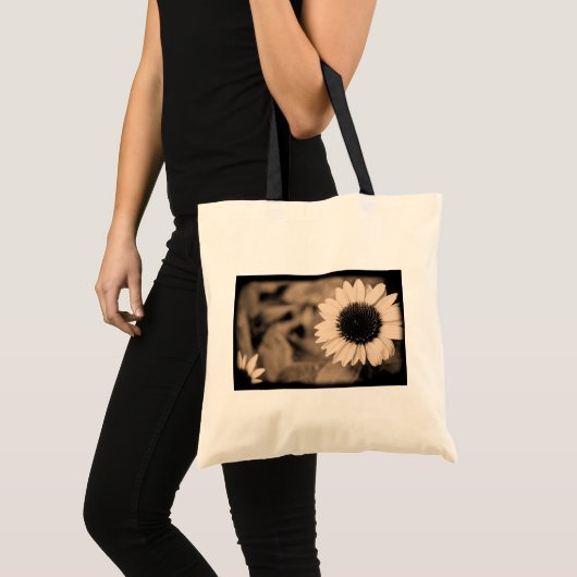 B&W Sonnenblume-Tasche Tragetasche (Vorderseite (Produkt))