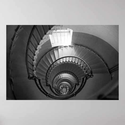 B&W Spiral Poster (Vorne)